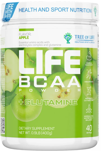Life BCAA Powder + Glutamine 400 гр (Tree of Life)