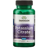Potassium Citrate 99 mg (Цитрат Калия 99 мг) 120 капсул (Swanson)