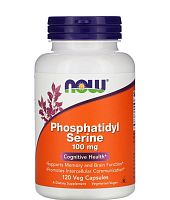 Phosphatidil Serine 100 мг (Фосфатидилсерин) 120 вег капсул (Now Foods)