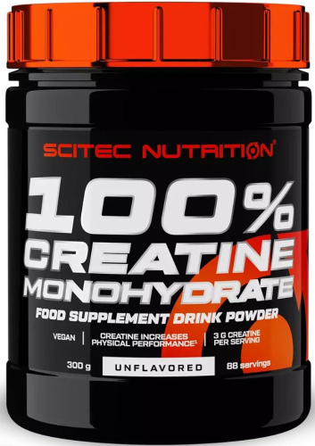 100% Creatine Monohydrate (Креатин Моногидрат) 300 г (Scitec Nutrition) 100% Creatine Monohydrate (Креатин Моногидрат) 300 г (Scitec Nutrition)