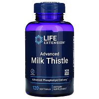 Milk Thistle Advanced 760 мг (Экстракт Расторопши с Фосфолипидами) 120 мяг. капсул (Life Extension)