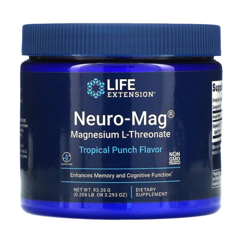 Neuro-Mag Magnesium L-Threonate (сыпется из под крышки) 93,35 гр (Life Extension)