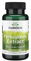 Fenugreek Extract (Экстракт пажитника) 500 мг 90 капсул (Swanson)