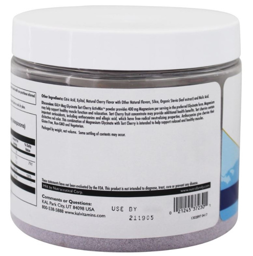 Magnesium Glycinate 400 ActivMix (Магний Глицинат) 258 грамм (KAL) фото 3