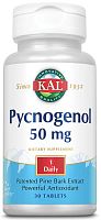 Pycnogenol 50 мг (Экстракт коры французской приморской сосны) 30 таблеток (KAL) 