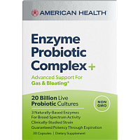 Enzyme Probiotic Complex Plus (20 Billion) 30 капсул (American Health) срок 07.22