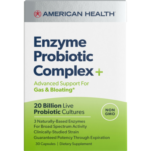 Enzyme Probiotic Complex Plus (20 Billion) 30 капсул (American Health) срок 07.22