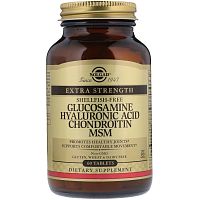 Glucosamine Hyaluronic Acid Chondroitin MSM 60 таблеток (Solgar)