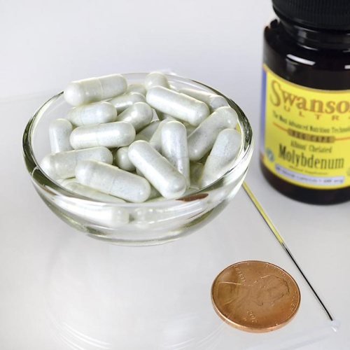 Molybdenum 400 mcg Albion (Хелатированный молибден 400 мкг) 60 вег капс (Swanson) фото 3