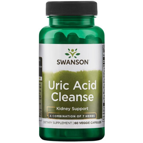 Uric Acid Cleanse (Очищение от мочевой кислоты) 60 вег капсул (Swanson)