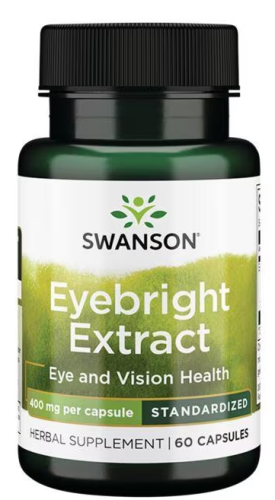 Eyebright Extract (Экстракт очанки) 400 мг 60 капсул (Swanson)