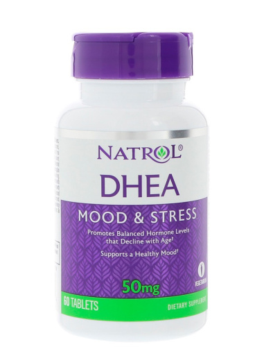 DHEA 50 мг 60 табл (Natrol)_