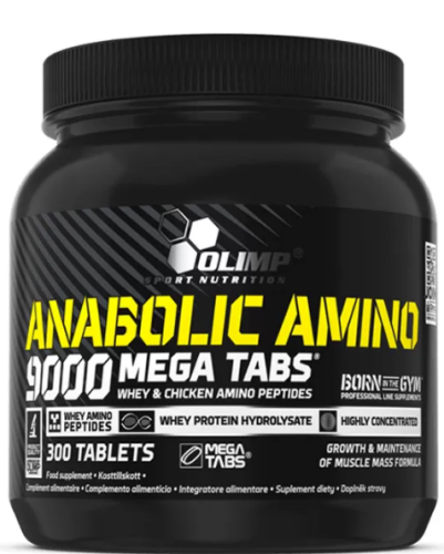 Аминокислотный комплекс Anabolic Amino 9000 mg MEGA TABS 300 таблеток (Olimp)