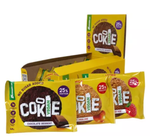 Vegan Cookie Веганское протеиновое печенье 40 гр (Bombbar)