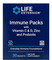 Immune Packs With Vitamin C & D Zinc Probiotic (Поддержка иммунитета) 30 пакетов (Life Extension)