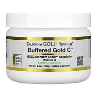Buffered Gold C (некислый буферизованный витамин C в форме порошка) 238г (California Gold Nutrition)