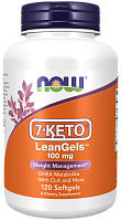 7-Keto LeanGels 100 мг 120 гел капсул (Now Foods)