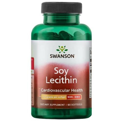 Lecithin 1200 мг (Соевый Лецитин) 90 мягких капсул (Swanson)