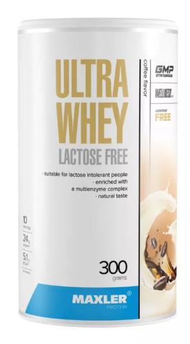 Протеин Ultra Whey Lactose Free 300 г (Maxler)