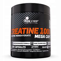 Creatine 1000 Mega Caps (Креатин моногидрат 1000 мг) 180 капсул (Olimp)