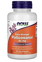 Policosanol 40 mg Extra Strength (Поликосанол 40 мг) 90 капсул (NOW)