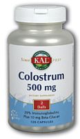 Colostrum 500 мг (Молозиво) 120 капсул (KAL)
