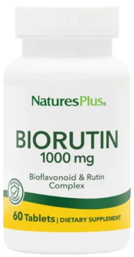 Biorutin (Рутин) 1000 мг 60 таблеток (NaturesPlus)