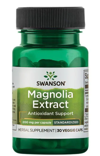 Magnolia Extract (экстракт магнолии - стандартизированный) 200 мг 30 вег капсул (Swanson)