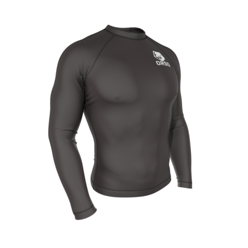 Рашгард Мужской Regular Black (Длинный Рукав) (ORSO)