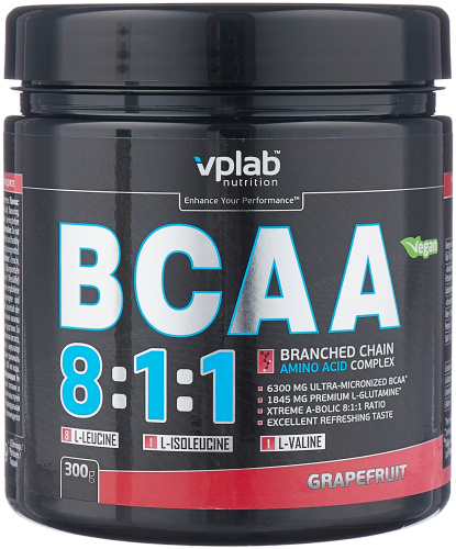 BCAA 8:1:1 - 300 г (VP Lab) Срок 03.22