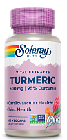 Turmeric Root Extract 600 mg (Экстракт из Корня Куркумы 600 мг) 60 вег капсул (Solaray)