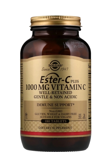 Ester-C Plus Vitamin C 1000 мг 180 табл (Solgar)
