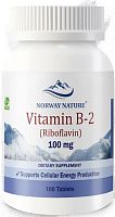 Vitamin B-2 Riboflavin 100 мг (Витамин Б-2 Рибофлавин) 100 таблеток (Norway Nature)