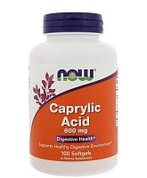 Caprylic Acid 600 mg - 100 капсул (Now Foods)