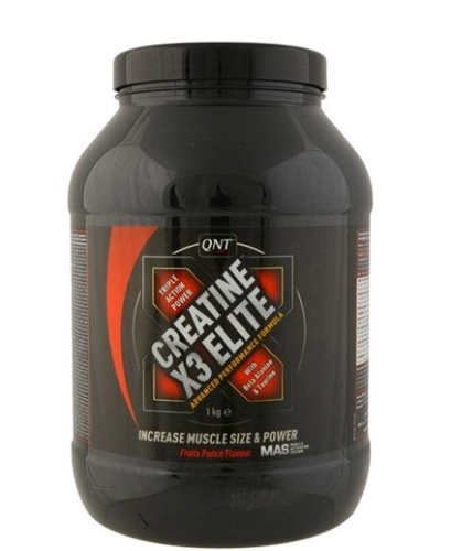 Creatine X3 Elite (Креатин) 1000 г (QNT) фото 2