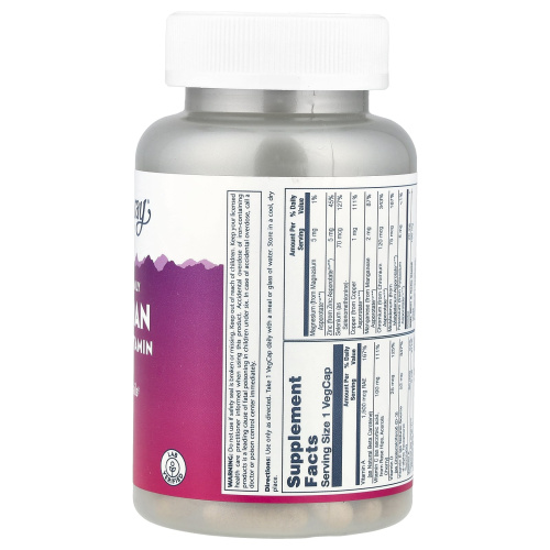 Woman multivitamin Once Daily (Женские мультивитамины один раз в день) 90 вег капсул (Solaray) фото 5