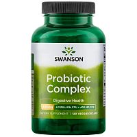Probiotic Complex 4.2Billion CFU+400mg FOS(Пробиотический комплекс)120 вег капс(Swanson)срок 07.2023