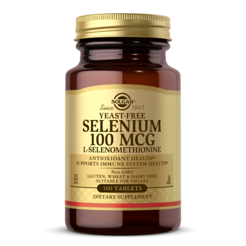 Selenium yeast free (Селен без дрожжевой) 100 мкг 100 таблеток (Solgar)