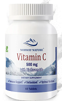 Vitamin-C with Bioflavonoids (Витамин С + Биофлавоноиды) 500 мг 60 таблеток (Norway Nature) 