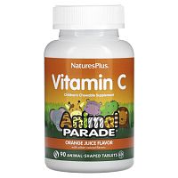 Vitamin C Animal Parade (Детский Витамин C) 90 таблеток (NaturesPlus)_