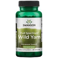 Wild Yam 400 mg (Корень дикого ямса 400 мг) 60 капс (Swanson)