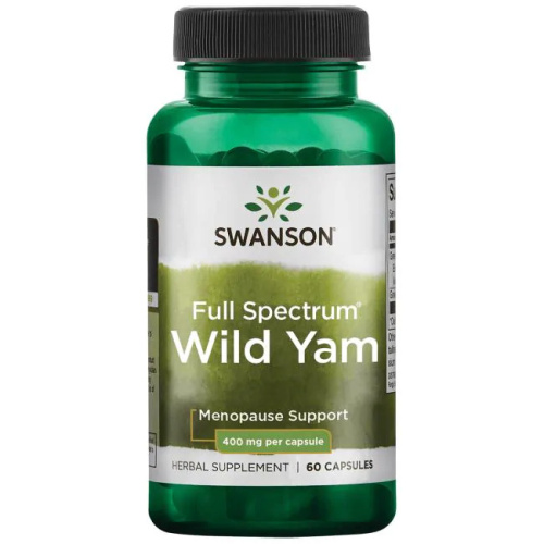 Wild Yam 400 mg (Корень дикого ямса 400 мг) 60 капс (Swanson)