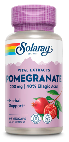 Pomegranate Extract 200 mg (Экстракт Граната 200 мг) 60 вег капсул (Solaray)
