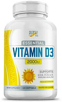 Vitamin D3 2000 IU Essential 120 мягких капсул (Proper Vit)