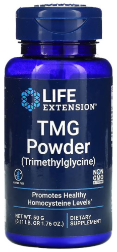 TMG Powder (Trimethylglycine) 50 гр (Life Extension)