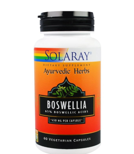 Boswellia 450 mg Vital Extracts 65% Boswellic Acids (Босвеллия 450 мг) 60 вег капсул (Solaray) фото 4