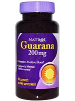 Guarana 200 мг 90 капс (Natrol)