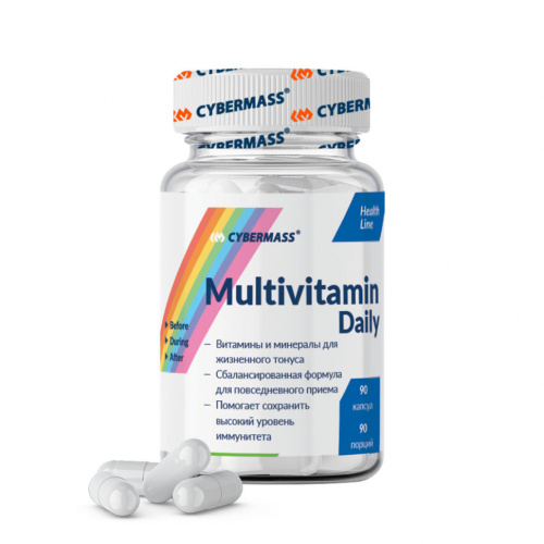 Multivitamin Daily 90 капсул (CYBERMASS) Срок 03.23