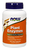 Plant Enzymes (Растительные Энзимы) 120 вег капсул (Now Foods)