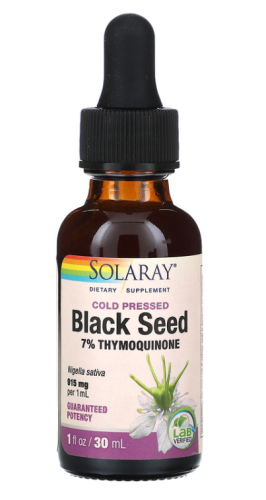 Black Seed Oil  1 fl oz / 30 ml (Solaray) фото 6